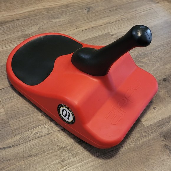 ZIPFY Freestyle Mini Luge Snow Sled 01 Red Black Alpine Race Series - Picture 2 of 4